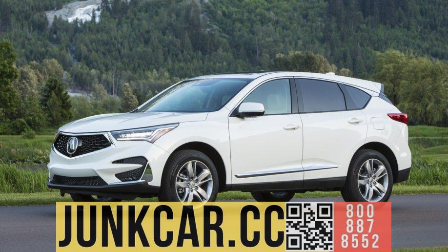 2019 Acura RDX (white).